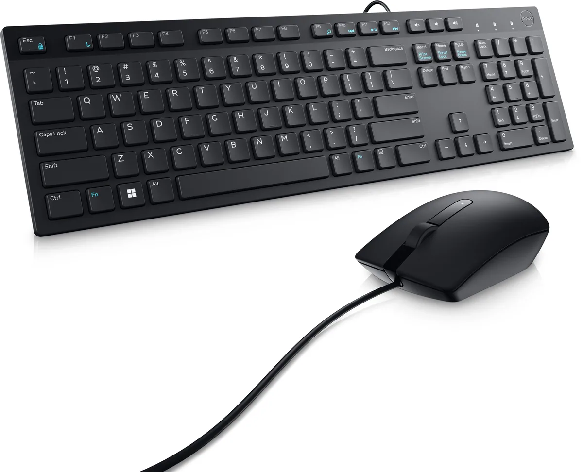 Dell Wired Keyboard Mouse Combo - Km300c - Spanish
